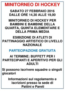 minitorneo di hockey